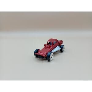 MAISTO DUNE BUGGY ADVENTURE FORCE RED 1:64 DIECAST RACE CAR W/ SILVER / CHROME